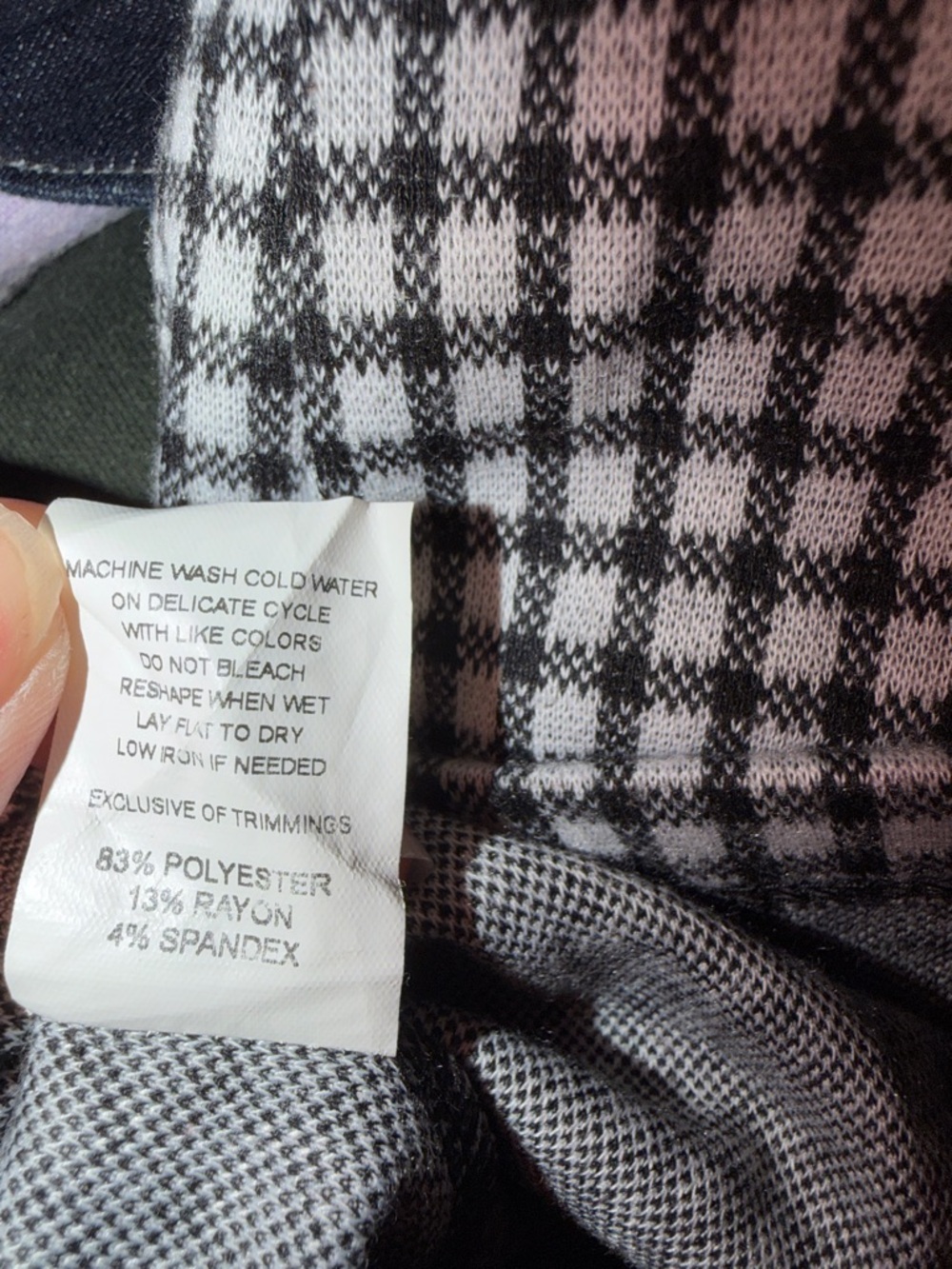 Antistar Black and White Gingham Pencil Skirt size M - Picture 5 of 5